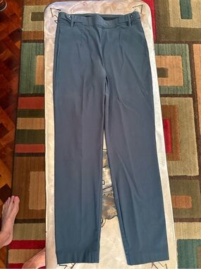Women's Straight-Leg Trousers — Slate Blue
